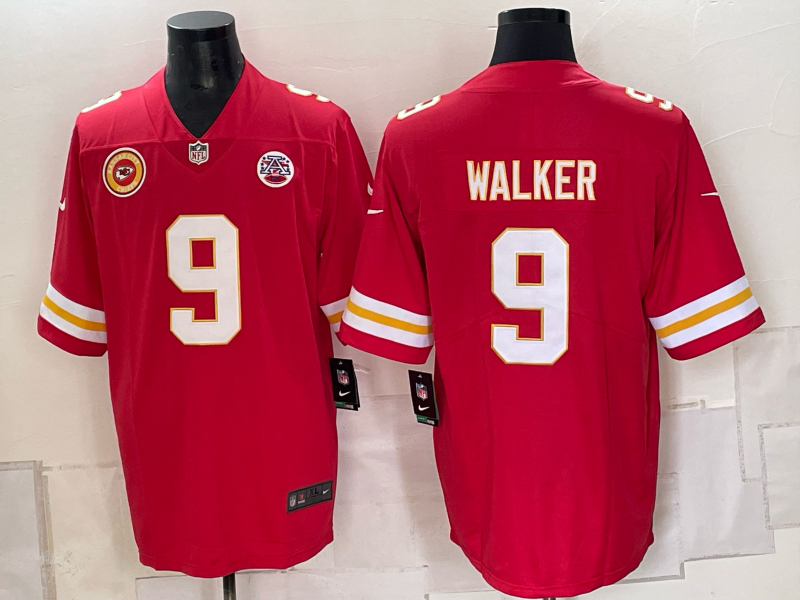 Men 2026 Kansas City Chiefs #9 Walker red Nike Limited NFL Jersey 092801->youth nfl jersey->Youth Jersey